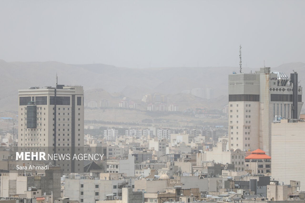 عکس/ آلودگی هوا در مشهد