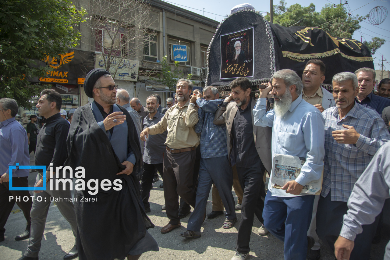تشییع باشکوه پیکر امامجمعه موقت کرمانشاه
