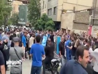 ویدیویی دیگر از تجمع اعتراضی هواداران استقلال 