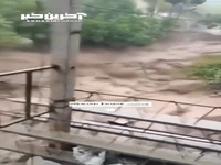 سیل، تراکتور را با خودش برد