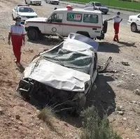 واژگونی خودروی سمند، 6 کشته و مصدوم برجای گذاشت