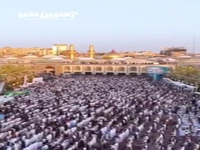 اقامه نماز عید قربان در بین‌الحرمین کربلا