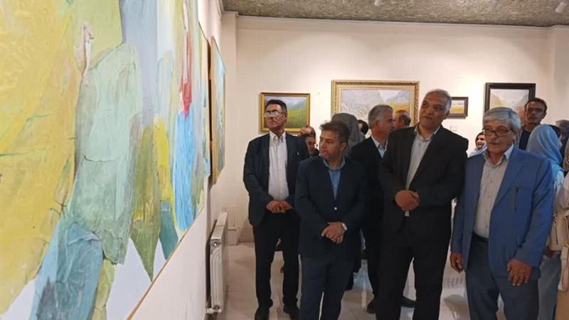 فریاد رنگها در نمایشگاه هنرهای تجسمی"نقش ماندگار" اردبیل