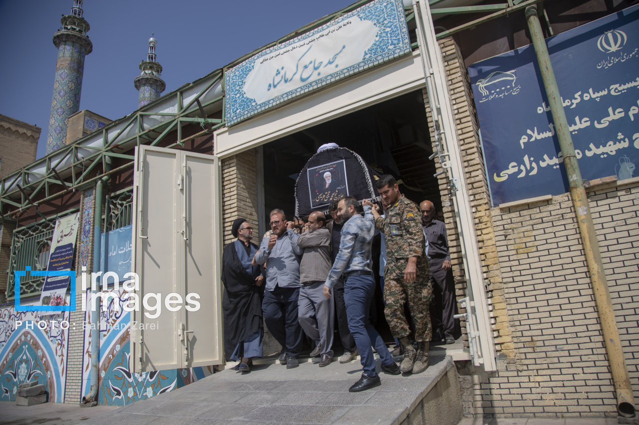 تشییع باشکوه پیکر امامجمعه موقت کرمانشاه