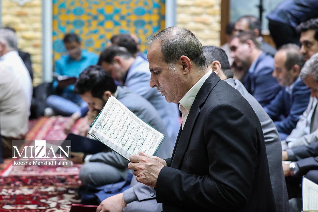 عکس/ مراسم بزرگداشت قاضی شهید باقری در مسجد ارگ تهران