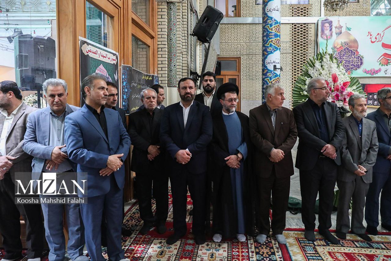 عکس/ مراسم بزرگداشت قاضی شهید باقری در مسجد ارگ تهران