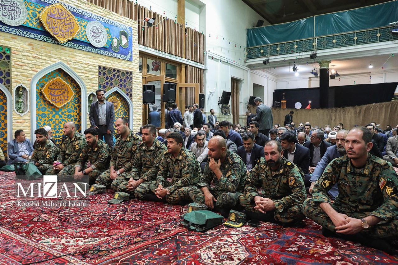 عکس/ مراسم بزرگداشت قاضی شهید باقری در مسجد ارگ تهران