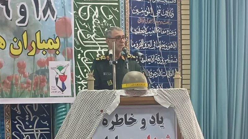 فرمانده سپاه ایلام: ایوان، دیار مردانِ ایثارگر و تاریخ‎‌ساز دفاع مقدس است