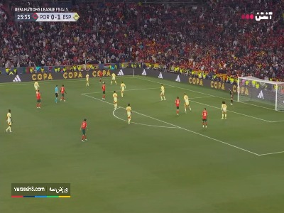 پرتغال به سرعت پاسخ داد، گل اول پرتغال توسط مندز