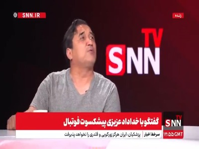 خداداد عزیزی: شب موشک‌باران لبنان راحت قلیان کشیدیم