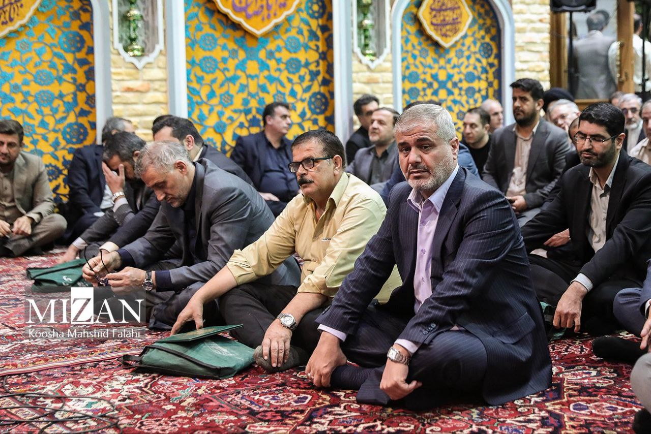 عکس/ مراسم بزرگداشت قاضی شهید باقری در مسجد ارگ تهران