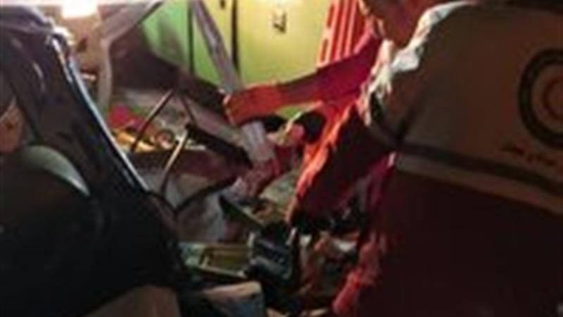 برخورد اتوبوس با پژو پارس در دو راهی دشت جان ۳ نفر را گرفت