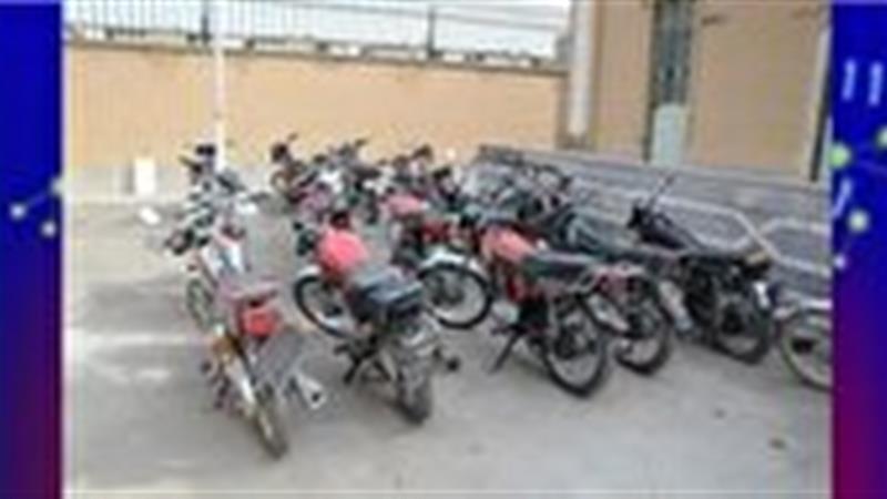توقیف موتور سیکلت های متخلف درخنداب