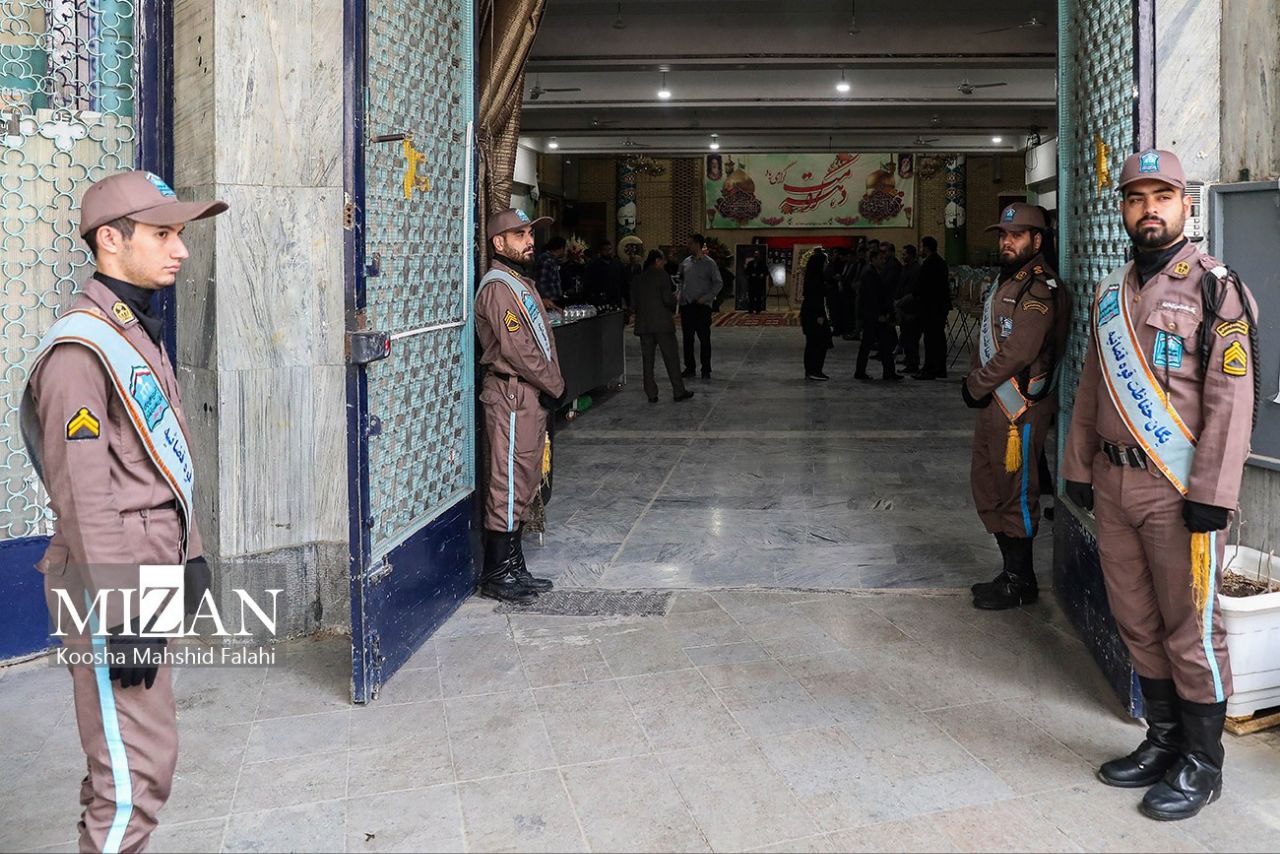 عکس/ مراسم بزرگداشت قاضی شهید باقری در مسجد ارگ تهران