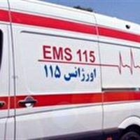 تصادف عابر و پراید در محور اراک – قم