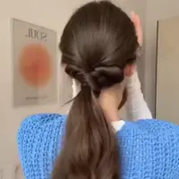 مدل ساده و دخترانه برای موهای بلند