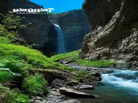 آبشار باشکوه‌ مَران در مازندران