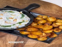 ترکیب سیب زمینی با ماست وخیار ویژه