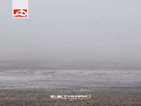  بارش برف تابستانی در قله توچال