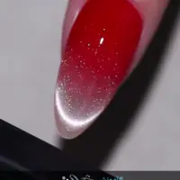 ایده ترکیبی لاک قرمز و فرنچ