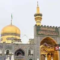 عکس/ حال و هوای بارانی امروز در بهشت امام رئوف(ع)
