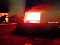 تصاویری از آتش‌سوزی بازار بندرعباس