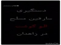 دستگیری اعضای باند سارقین مسلح «الو گوشت»