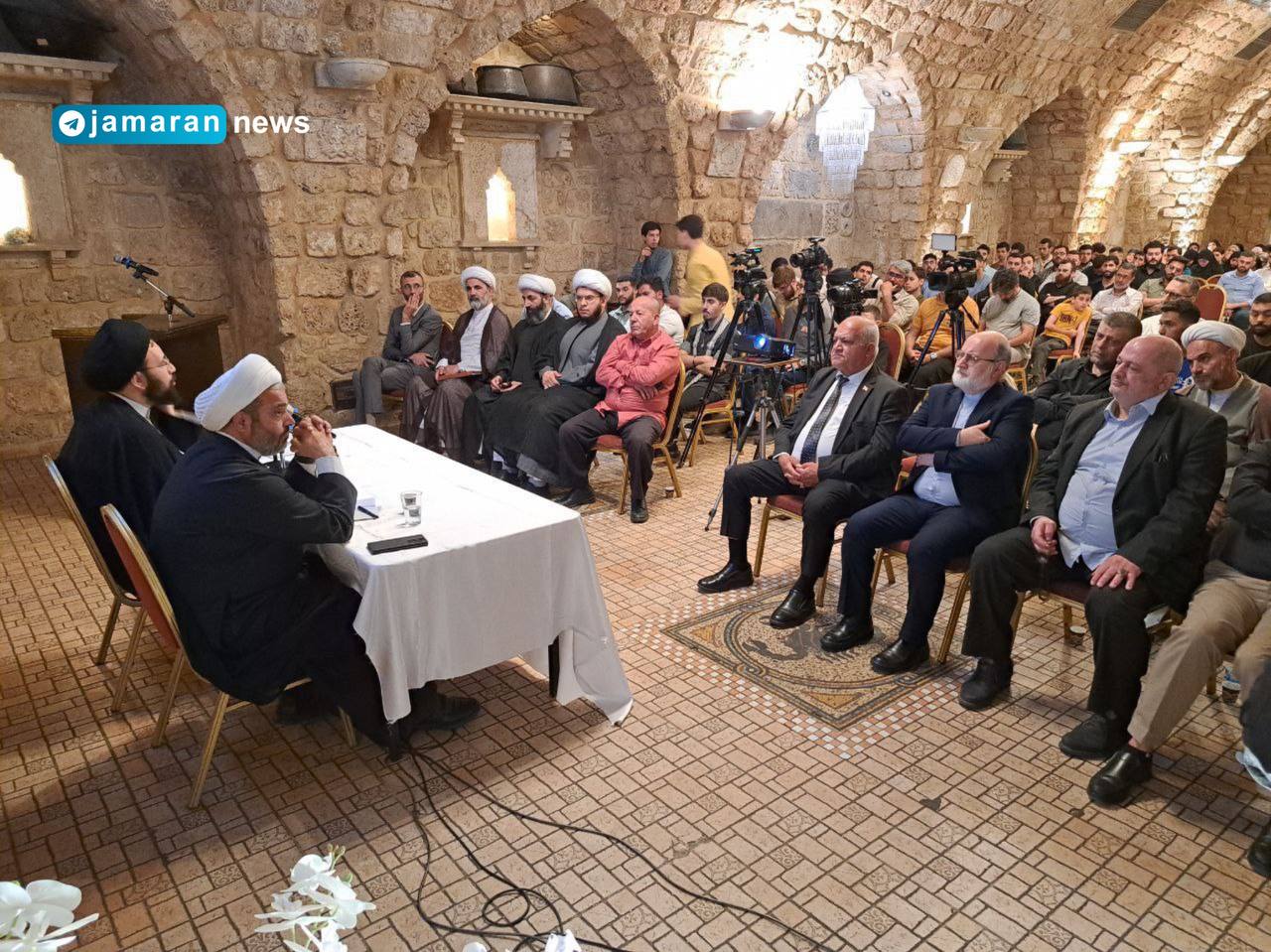 سید علی خمینی در نشست صمیمی با جوانان لبنانی