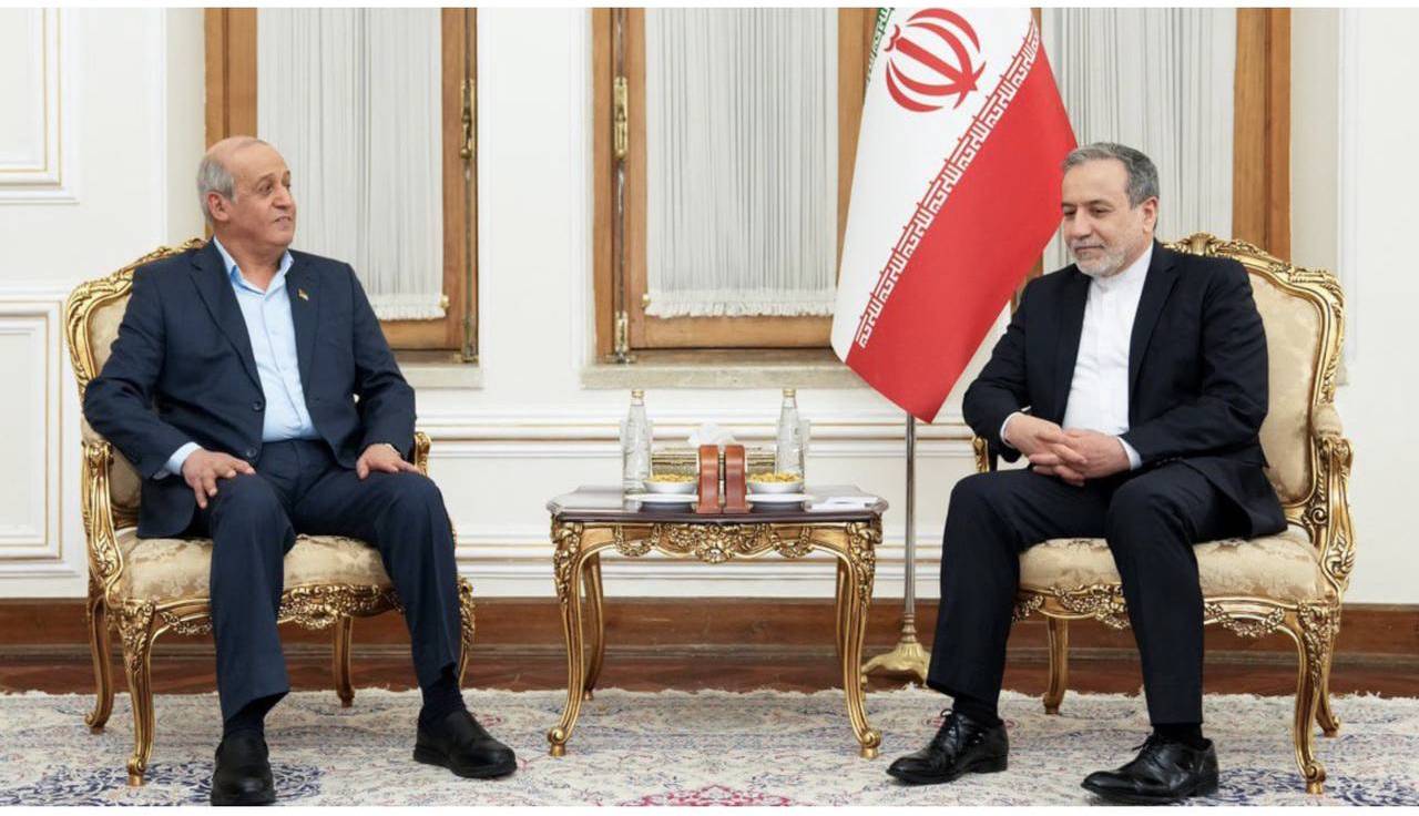 دیدار معاون دبیرکل جبهه مردمی برای آزادی فلسطین با عراقچی
