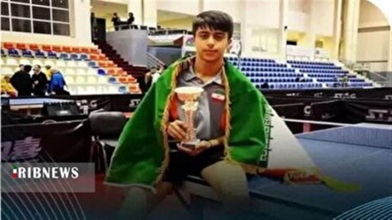 پینگ پنگ باز قمی در جمع برترین‌های جوانان ایران