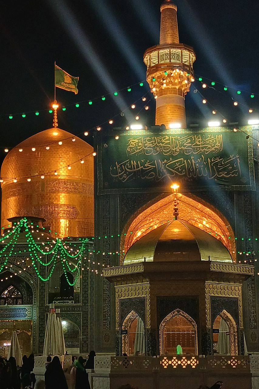 عکس‌هایی از حرم مطهر رضوی