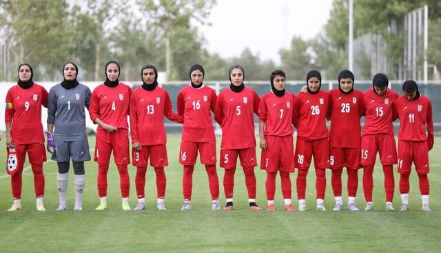 برد ۸ گله تیم ملی فوتبال زنان ایران مقابل عراق