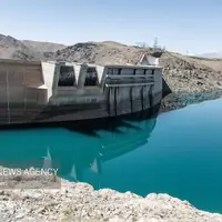 عکس/ کم‌آبی پشت دیوار سد زاینده‌رود