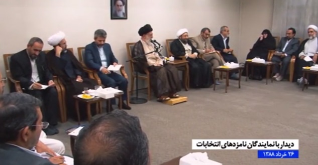ماجرای جلسه صمیمی رهبر انقلاب با نماینده نامزدها بعد از ادعای تقلب در انتخابات 88