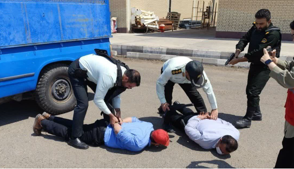 برگزاری مانور خود حفاظتی در زنجان