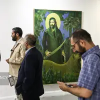 افتتاح نمایشگاه پیوند جهان