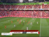 خلاصه بازی هلند 8 - مالت 0