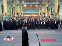 شعارهای نمایندگان مجلس هنگام ورود رهبر انقلاب