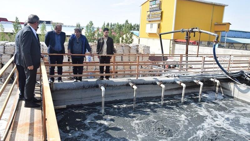 تصفیه خانه فاضلاب کارخانه بازیافت کاغذ در اردبیل به بهرهبرداری رسید
