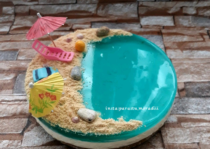 چیزکیک آسمان آبی؛ از خاص‌ترین چیزکیک‌ها