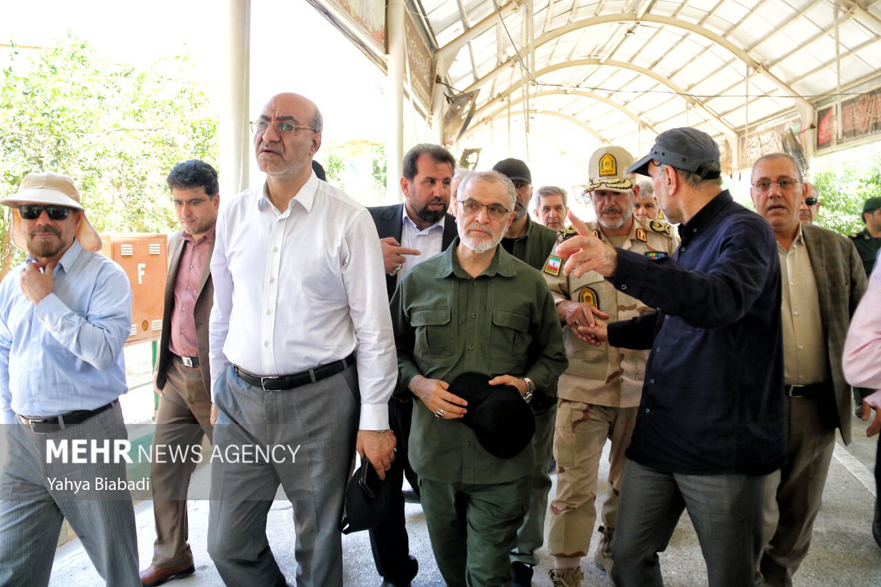 بازدید رئیس ستاد مرکزی اربعین از مرزهای پرویزخان و خسروی
