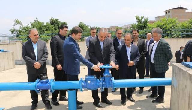 آزمایشگاه مرجع و مخزن ذخیره آب شرب زنگیان افتتاح شد