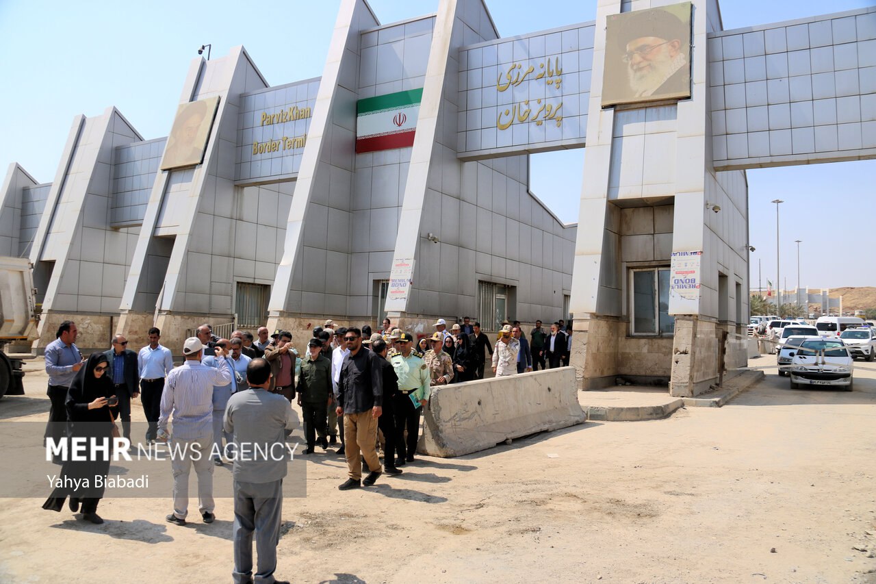 بازدید رئیس ستاد مرکزی اربعین از مرزهای پرویزخان و خسروی