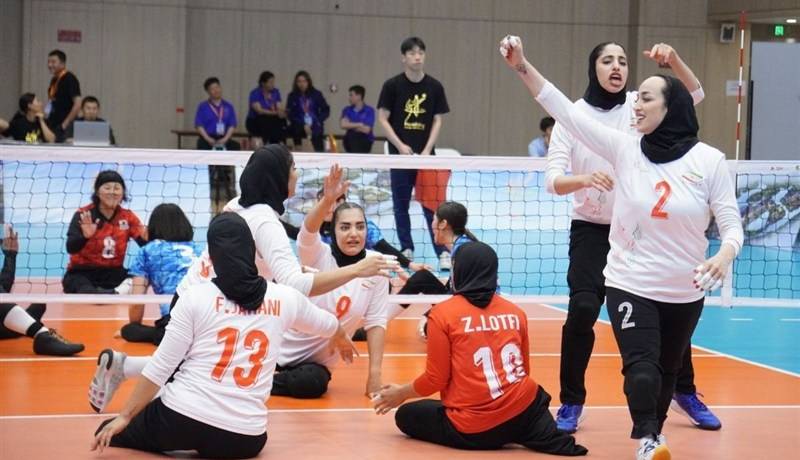 فینالیست شدن والیبال نشسته بانوان در آسیا و کسب سهمیه جهانی