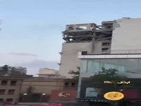منزل دریابان علی شمخانی پس از حمله اسرائیل