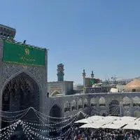 نصب کتیبه ویژه، در صحن و سرای امام رضا علیه‌السلام 