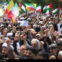 راهپیمایی گسترده سمنانی‌ها در محکومیت جنایات رژیم صهیونی