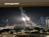 تصویری که به وضوح ناکارآمدی پدافند رژیم را نشان می‌دهد