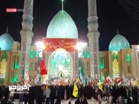 طنینانداز شدن فریاد «حیدر حیدر» در مسجد مقدس جمکران