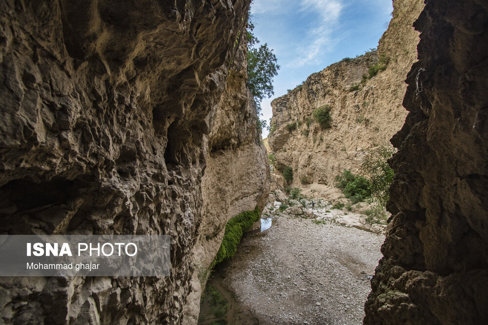 آبشار و دره زیبای بالی قایه در استان گلستان